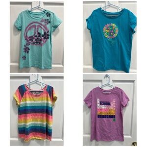 LOT Of 4 T-shirts For Summer Mixed Brands SIZE 10 Pre Loved EXCELLENT